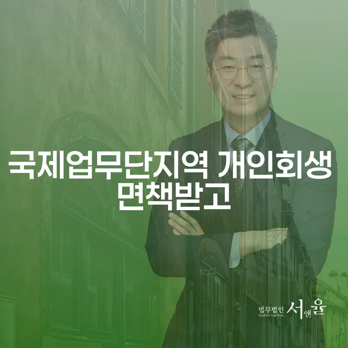 국제업무단지역 개인회생 면책받고