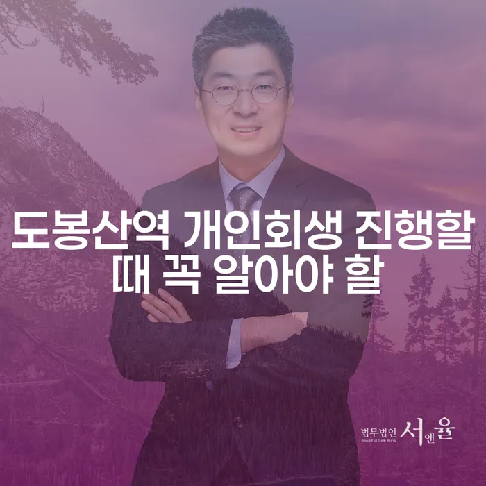 도봉산역 개인회생 진행할 때 꼭 알아야 할