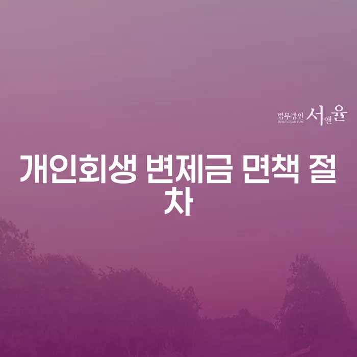 개인회생 변제금 면책 절차, 어떤 점을 주의해야 할까요?